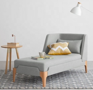 2024 Venta caliente diseño moderno real escandinavo tela de terciopelo <span class=keywords><strong>chaise</strong></span> <span class=keywords><strong>longue</strong></span> para dormitorio sala de estar - Product Image 2