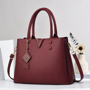 Newest Big Sizes Good Quality Pu Leather Ladies Shoulder Bags Trendy Fashion Latest Luxury Designer Women's Handbags - Product Image 1