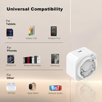 Chargeur mural USB certifié CE FCC, adaptateur secteur à charge rapide pour téléphone portable, tablette, montre connectée, utilisation à domicile et en voyage CP0154