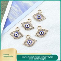 Accessoires de mode DIY : Pendentif unique en alliage ajouré motif œil de démon pour colliers et bracelets