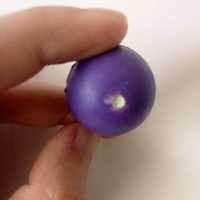 La pistola de colores disparó la munición de pelota de goma de silicona (fabricada en China)