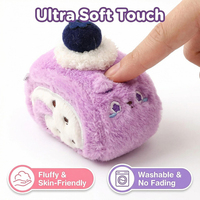 Nouveaux accessoires créatifs en peluche pour gâteaux, breloques mignonnes pour desserts de pâtisserie, porte-clés en peluche personnalisés en forme de gâteau pour la décoration