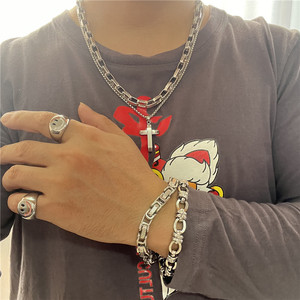 Men's Stainless Steel <b>Cross</b> Pendant Necklace Geometric Design Gift Jewelry 120218 - Product Image 4