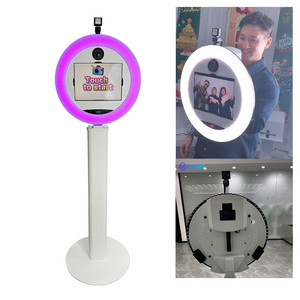 Soporte para iPad y Cámara DSLR Portátil con Flash, Alimentado por Baterí<span class=keywords><strong>a</strong></span> Móvil, Banco de Energí<span class=keywords><strong>a</strong></span>, Cable de Alimentación CC, Cabina de Fotos para iPad - Product Image 2