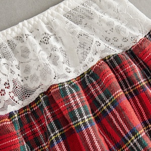 Cosplay de la popular Falda plisada a cuadros Hot de Europa y América, así como la corbata de encaje recortada con - Product Image 3