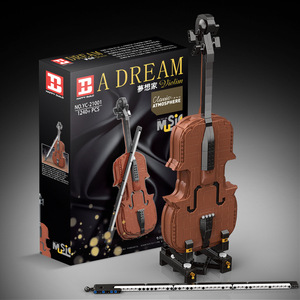 Violon Électrique Music Dreamer APP Compatible avec <span class=keywords><strong>les</strong></span> Blocs de Construction pour Enfants en Plastique ABS Modèle YC-21001 Jouet - Product Image 5