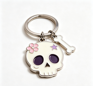 Custom Kawaii Cat Keychain Zinc Alloy Soft Enamel Digital Printing Metal <b>Key</b> <b>Ring</b> for Gift and <b>Bag</b> - Product Image 3