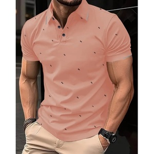 Polo classique pour homme à manches courtes, col à double bordure, séchage rapide, performance optimale pour le golf - Product Image 3