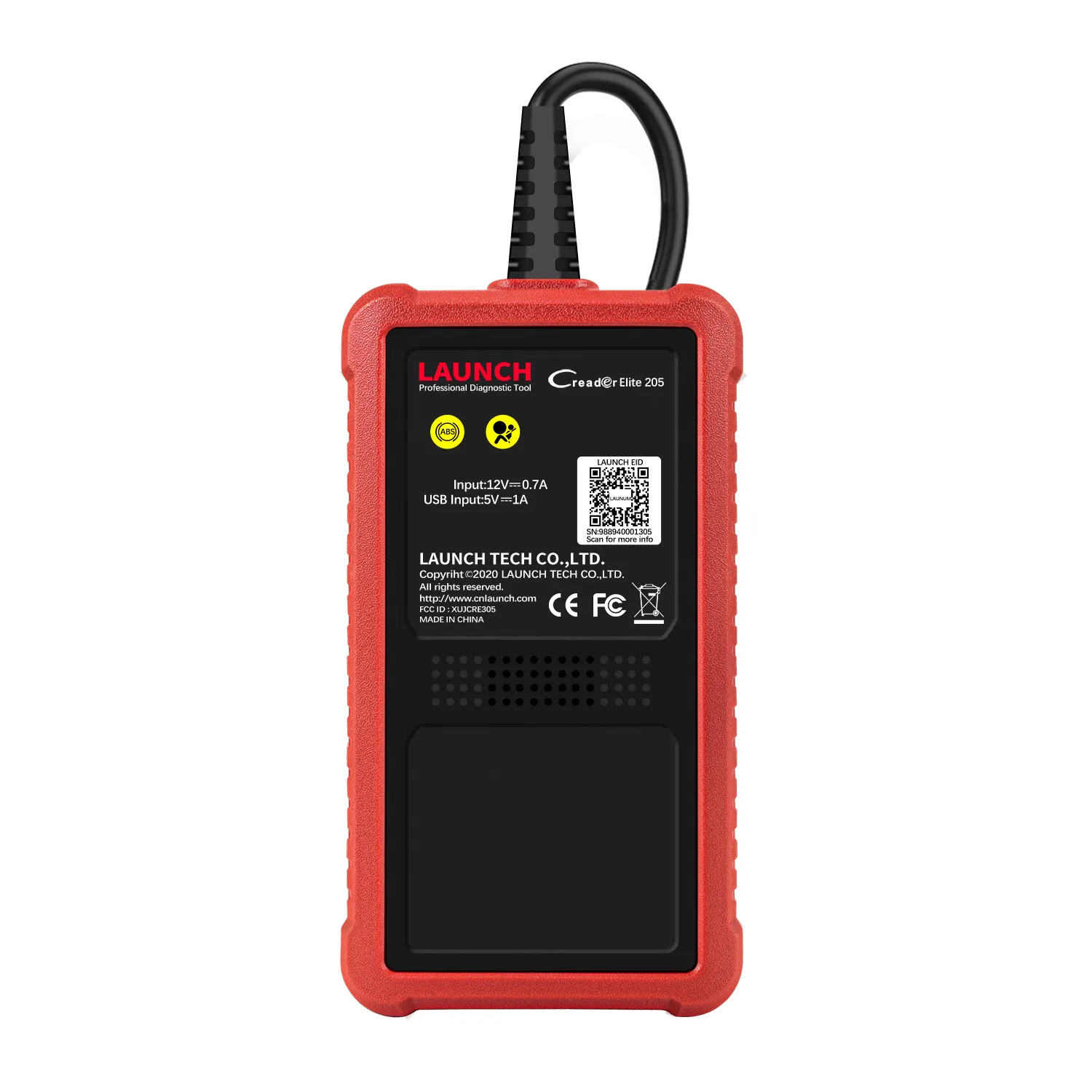 발사 CRE205 BT obd ii 스캐너 진단 자동 연결관 공구 차 진단 시험 장비 ecu 프로그래머