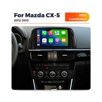 Autoradio multimédia avec navigation GPS, Wi-Fi, Android Auto sans fil et CarPlay pour Mazda CX-5 (2012-2015) - Écran 9 pouces