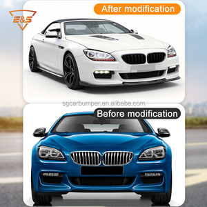Car Accessories Front Lip for BMW 6 Series F06 F12 F13 M Sport Upgrade to V Style Front Lip Auto <strong>Parts</strong> - Product Image 6