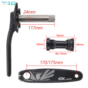 Juego de Bielas y Plato de Bicicleta SeeMore de Aleación de Aluminio 32T-42T, Piezas de Bicicleta <span class=keywords><strong>GX</strong></span> - Product Image 2