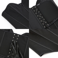 Haut Corset Bustier Femme Sexy Échancrure Cœur Court sans Bretelles avec Baleines Style Mariage