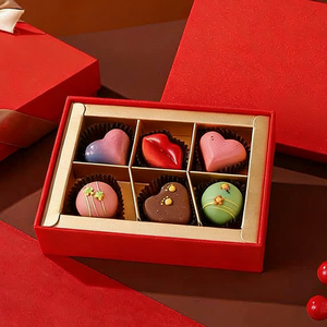 Cioccolatini Ripieni al Cioccolato Fondente, Cioccolato Artigianale Francese all'Ingrosso, Bonbon Colorati di Varie Forme, Regalo di Lusso - Product Image 6