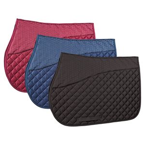 Luxury Quality Western Saddle <b>Pads</b> with Polycotton Lining Jumping Style Warm & Soft Cotton for Horse Racing From Indian Exporter - Product Image 2