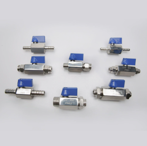 Vannes à boisseau sphérique miniatures SS manuelles OEM avec raccords NPT/à brides/filetés pour le contrôle des lignes pneumatiques et les produits chimiques industriels - Product Image 6