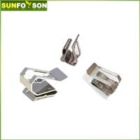 SS304 acier inoxydable PV fil Clips support de gestion de câble pince de fixation adaptée pour 4mm 5mm 6mm 7mm 8mm 10mm câbles solaire sur le toit