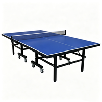 Direkt vom Hersteller: Faltbarer Outdoor-Tischtennistisch aus Stahl mit 15mm Kanten, Komplettes Netz-Set, Umweltfreundlich und Wetterbeständig