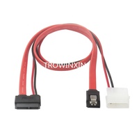 Cable de Datos SATA Slimline de 13 (7+6) Pines para Disco Duro, Cable de Alimentación IDE, Venta al Por Mayor