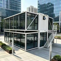 Casa Contenedor Plegable Prefabricada Expandible, Vivienda Pequeña Galvanizada para Construcción, Dormitorio u Oficina