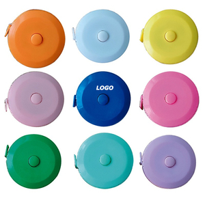 Ruban à mesurer souple de 2 m pour le buste, la taille, les hanches et la hauteur, règle de tailleur portable avec logo personnalisé, <span class=keywords><strong>cadeau</strong></span> de couture promotionnel - Product Image 1