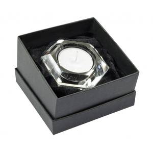 Porte-bougie en verre transparent hexagonal pour bougies chauffe-plat, luminaire décoratif pour la maison - Product Image 2