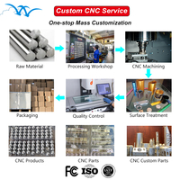 Standard Bon Prix Cnc Aluminium Usinage Moulages Fonderie Chine Haute Demande Cnc Usinage Pièces Tournant 3D Imprimé Cnc Pièces