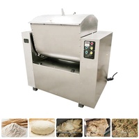 Mesin Pembuat Adonan Listrik Industri Baru Kapasitas 25kg 50kg 75kg 100kg Mixer Tepung Roti Komersial untuk Pizza Kue Roti Tortilla