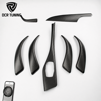 7 piezas F20 de fibra de carbono seca brillante y mate, kits de accesorios interiores de carbono real para BMW Serie 1, Serie 2, F21, F22, F87, M2
