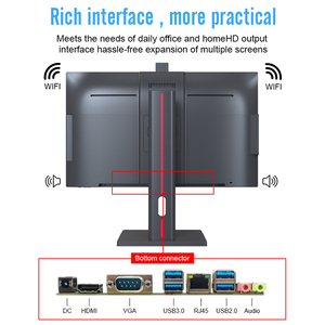 Ao डेस्कटॉप मोनोब्लॉक कंप्यूटर कोर i3/i5/i7 कार्यालय बैरबोन पीसी डेस्कटॉप कंप्यूटर सेट बैटरी के साथ ऑल-इन-वन पीसी एलईडी - Product Image 2