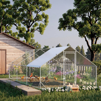 Nouveau 2025 – Poulailler Moderne en Métal 6x3x2m – Durable, Facile à Assembler, Enclos et Cage Extérieurs Personnalisables pour Poules