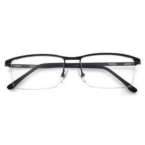 Online moda erkekler gözlük çerçeveleri yeni Model elastik menteşe dikdörtgen çerçeve el yapımı gözlük çerçevesi