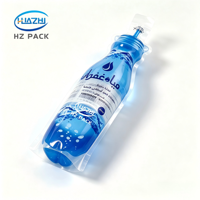 Pochette d'injection personnalisée en forme de bouteille pour jus, boissons, smoothies, yaourts, liquides alimentaires, sans BPA, anti-fuite