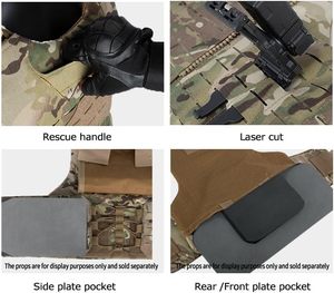 Spoir Modieus Lichtgewicht Polyester Tactisch <span class=keywords><strong>Vest</strong></span> Snel Ontgrendelbaar Verstelbaar Buiten <span class=keywords><strong>Vest</strong></span> met Rits - Product Image 4