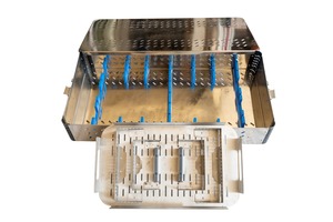 Plateau d'instruments orthopédiques en acier inoxydable, ensemble d'instruments chirurgicaux manuels réutilisables perforés pour hôpital - Product Image 2