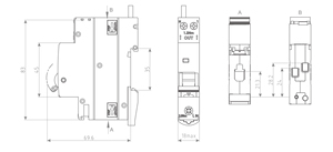 1P+N 6-40A TMRO3-40 Type AC électronique - Product Image 4