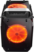 Boîtier d'ordinateur de jeu ATX ZeroMaster Full Tower en alliage d'aluminium avec ventilateurs de refroidissement et refroidissement par eau, verre trempé pour les joueurs de PC