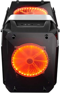 Zeromaster 200mm Nhôm làm mát người hâm mộ & nước không khí mát mẻ Tempered Glass ATX Máy tính chơi Game trường hợp Đối với PC game thủ - Product Image 5