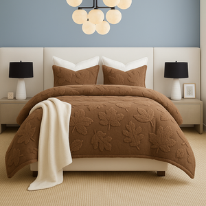 <span class=keywords><strong>Accappatoio</strong></span> da Donna Marrone <span class=keywords><strong>Jacquard</strong></span>, Lussuoso Vestaglia in Maglia Ultra-Morbida in Pile Corallo, Comodo e Rilassante come un Spa - Product Image 3