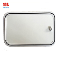Fourniture directe d'usine 900x350mm RV remorque caravane camping-car porte d'accès en aluminium trappes de cargaison