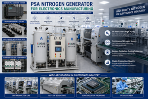 Generador de Nitrógeno Industrial con Suministro Continuo de Nitrógeno para el Proceso de Fabricación de Productos Electrónicos y Ensamblaje Electrónico - Product Image 4