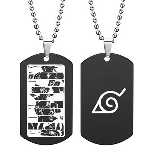 Anime collar Akatsuki Uchiha <span class=keywords><strong>Itachi</strong></span> Ninja Metal Halloween hombre <span class=keywords><strong>mujer</strong></span> <span class=keywords><strong>Cosplay</strong></span> accesorio regalos - Product Image 2