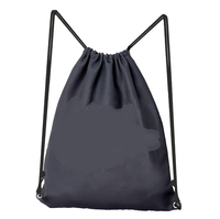 Sac à cordon personnalisé recyclable de taille moyenne en non-tissé avec motif de lettres et logo par Andony