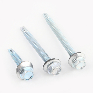 <span class=keywords><strong>Tornillos</strong></span> de rosca autoperforantes revestidos de zinc con cabeza hexagonal con arandelas Clase a BoZhan para techos de paneles sándwich de acero inoxidable 304 - Product Image 2