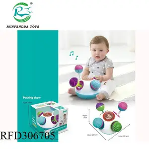 High quality educational combination baby soft ball toy with music