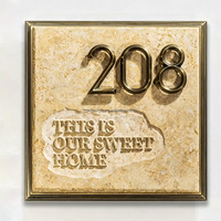 Placa de Aluminio con Relieve Personalizada Resistente a la Intemperie, Placa de Metal de Aluminio para Zonas Escénicas y Parques al Aire Libre