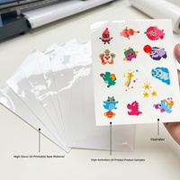 Livre d'autocollants durables en gelée océanique, autocollants de dessins animés réutilisables, cadeau de voyage portable pour les tout-petits