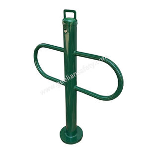 Porte-route en acier robuste avec base amovible-Support de stationnement commercial extérieur portable et mobile bollord - Product Image 2