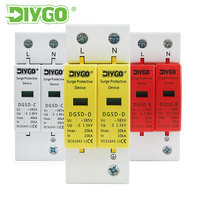 Parafoudre domestique DIY GO AC SPD 1P+N 10~20kA 20~40kA 30~60kA 385V – Dispositif de protection contre les surtensions basse tension