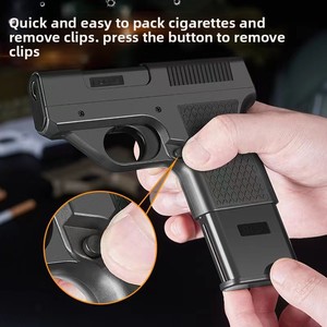 Coffret de cigarettes sans fil multifonctionnel de style pistolet, classique et très vendu, avec logo personnalisé, réutilisable pour le voyage - Product Image 3